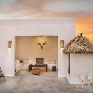 Exterior-atardecer-Casa-Impala-Holbox-Airbnb-Mexico